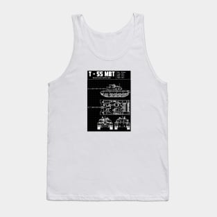 T-55 TANK Tank Top